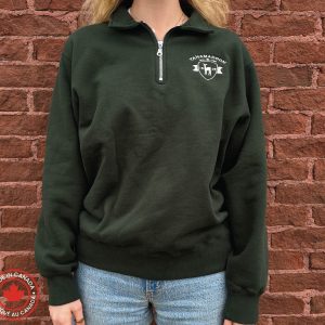Adult 1/4 Zip Sweatshirt - MADE IN CANADA