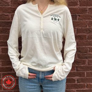 Adult Long Sleeve Henley - MADE IN CANADA